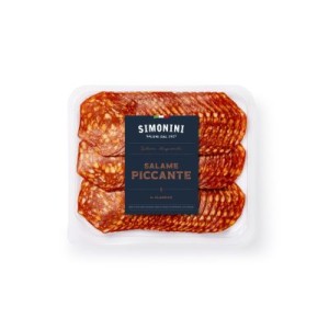 Vytintas saliamis Napoli Piccante 80mm, pjaustytas, SIMONINI, 250 g
